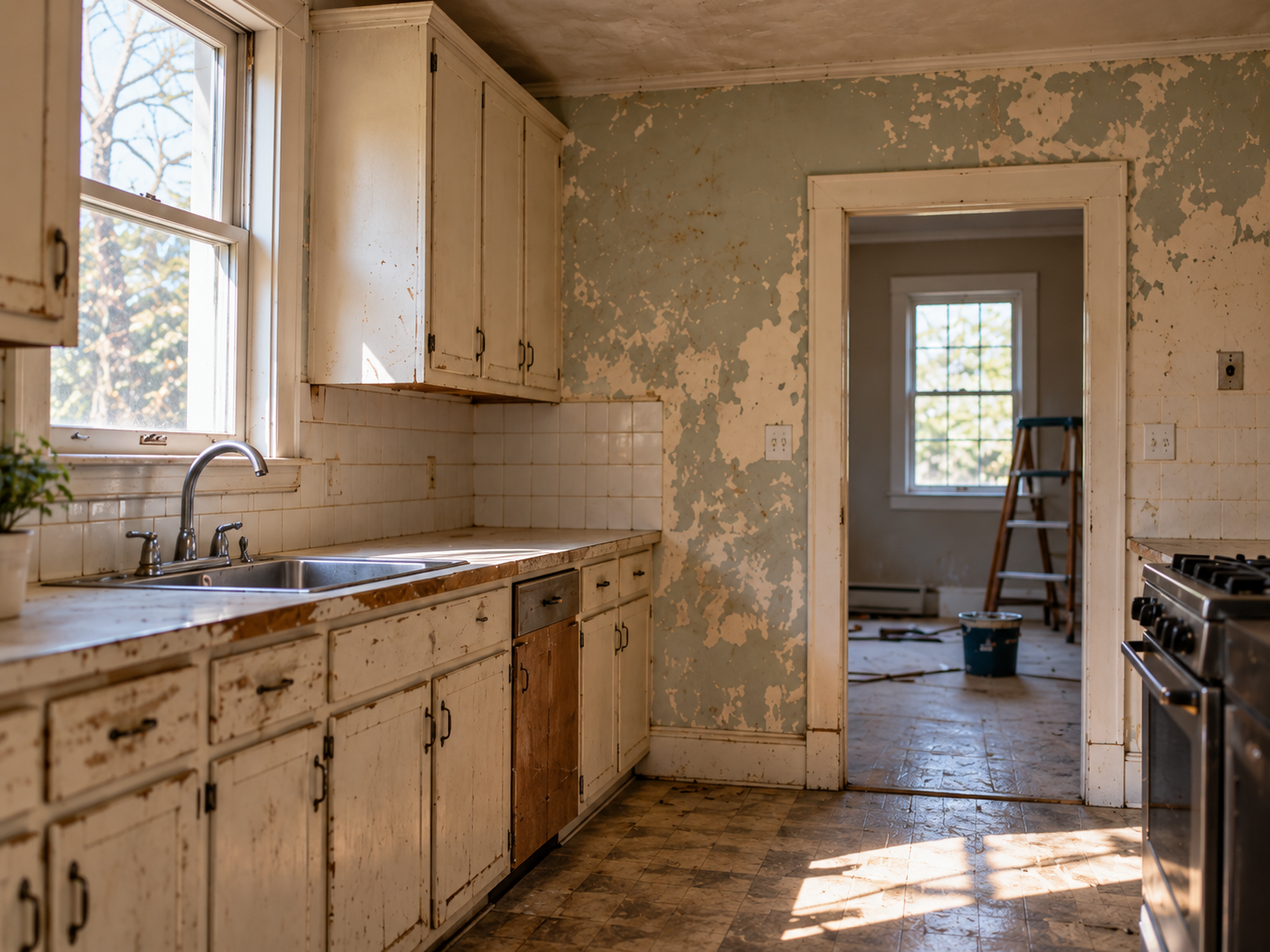 House needs work — Older single-family home — solid bones, ready for a new chapter